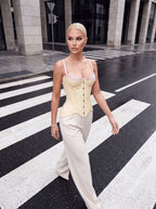 Lace corset top